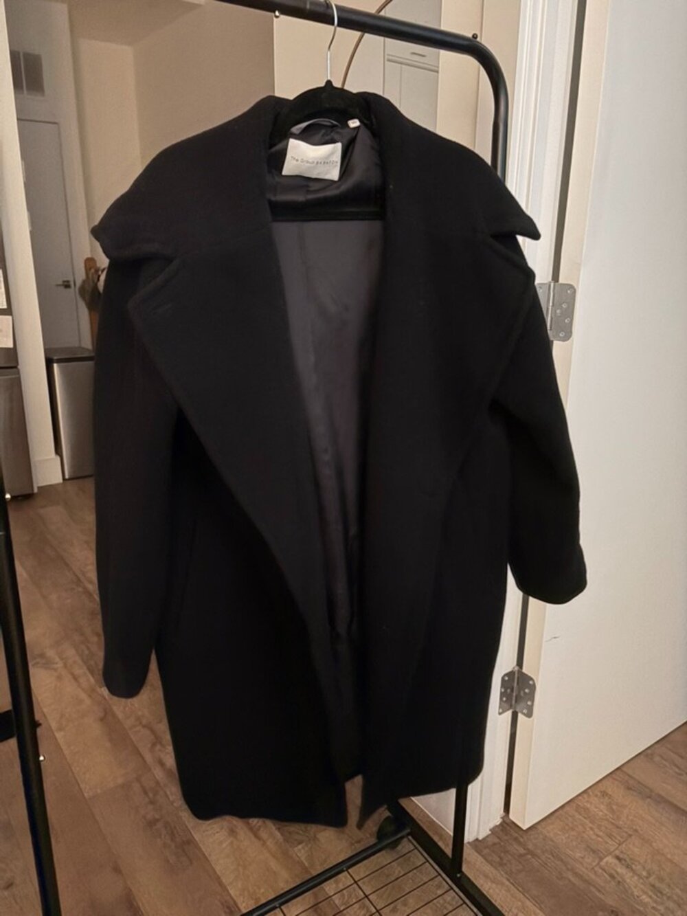 Wool Blend Babaton Hooded Coat